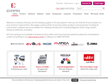 Tablet Screenshot of essentrasecurity.com